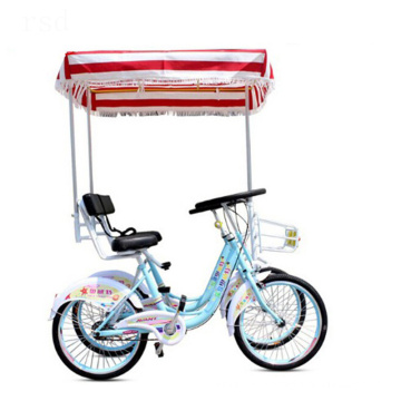 2019 new four seaters sightseeing bike/high quality four person bike/tandem bike for a family